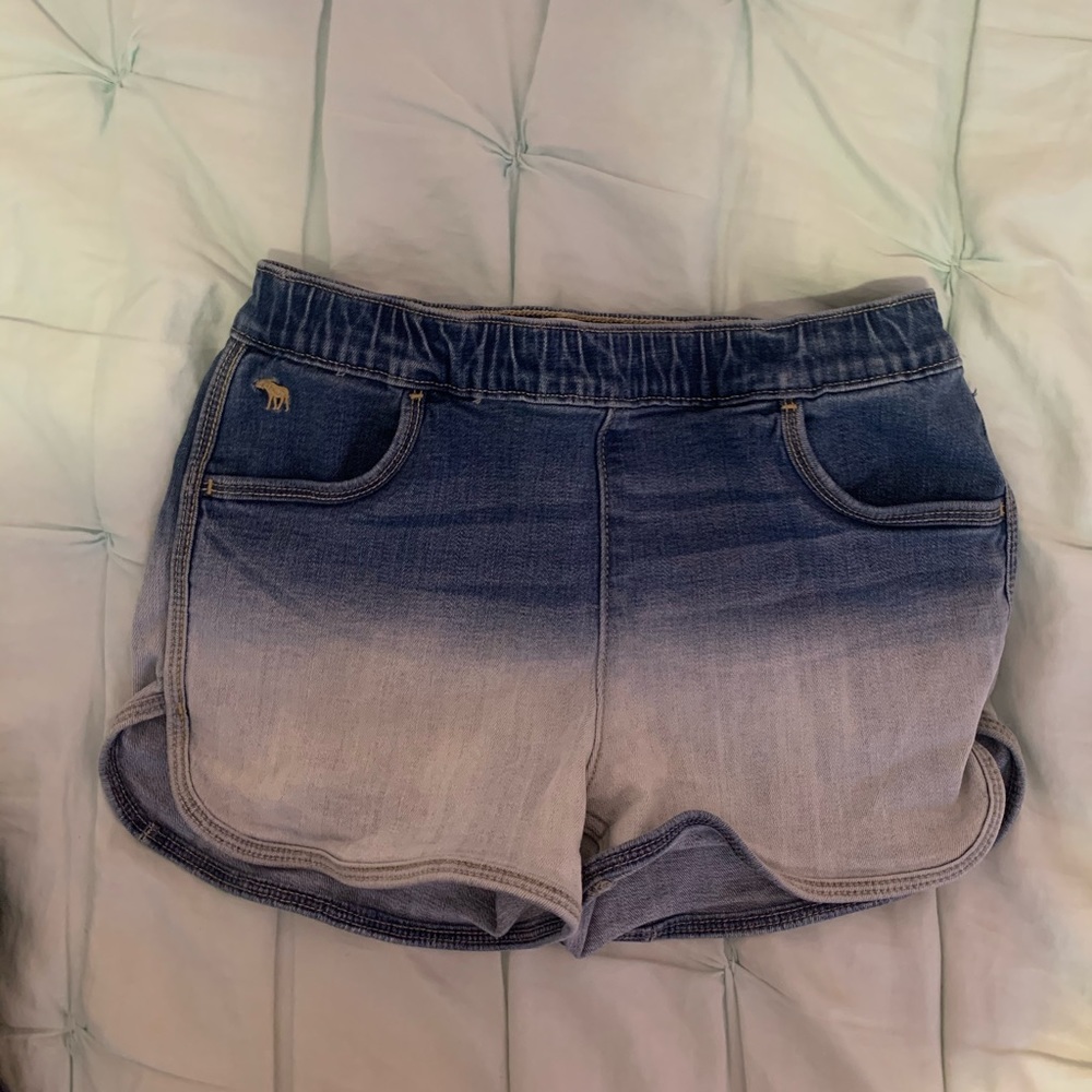 ABERCROMBIE KIDS STRETCHY OMBRÉ JEGGING SHORTS